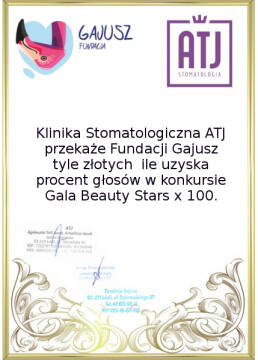 klinika stomatologiczna, stomatolog łódź, fundacja Gajusz